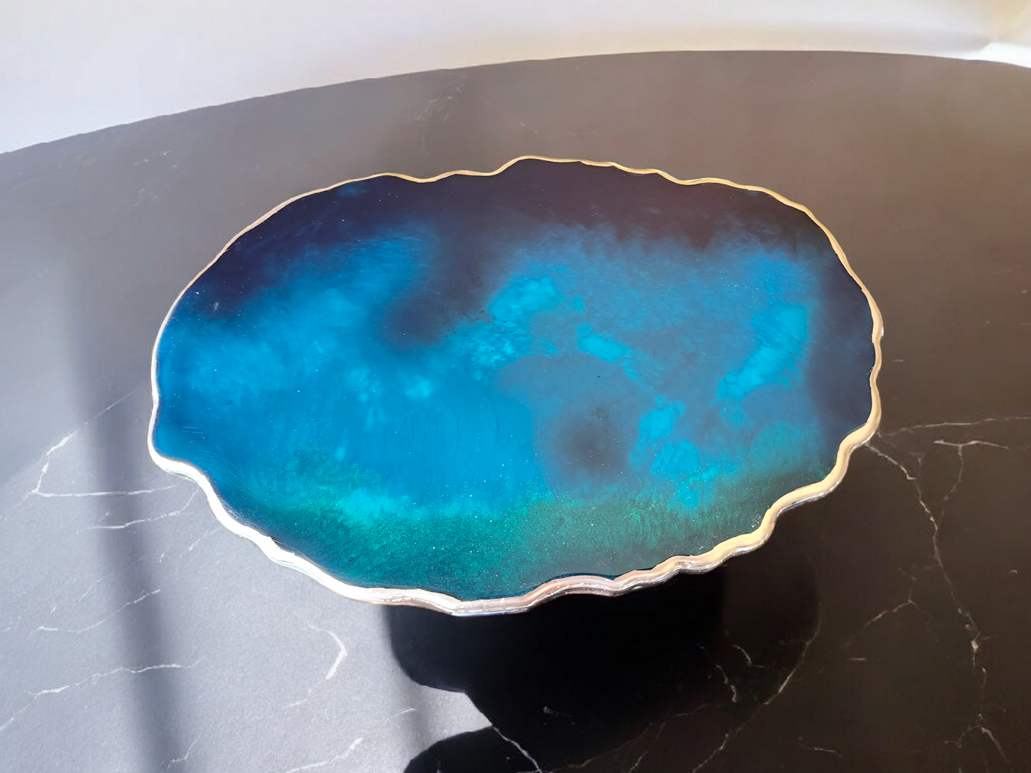 Crystal Tide Vanity Tray – Ocean Resin Art