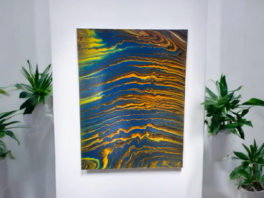 Electric Veins-Fluid Art Painting