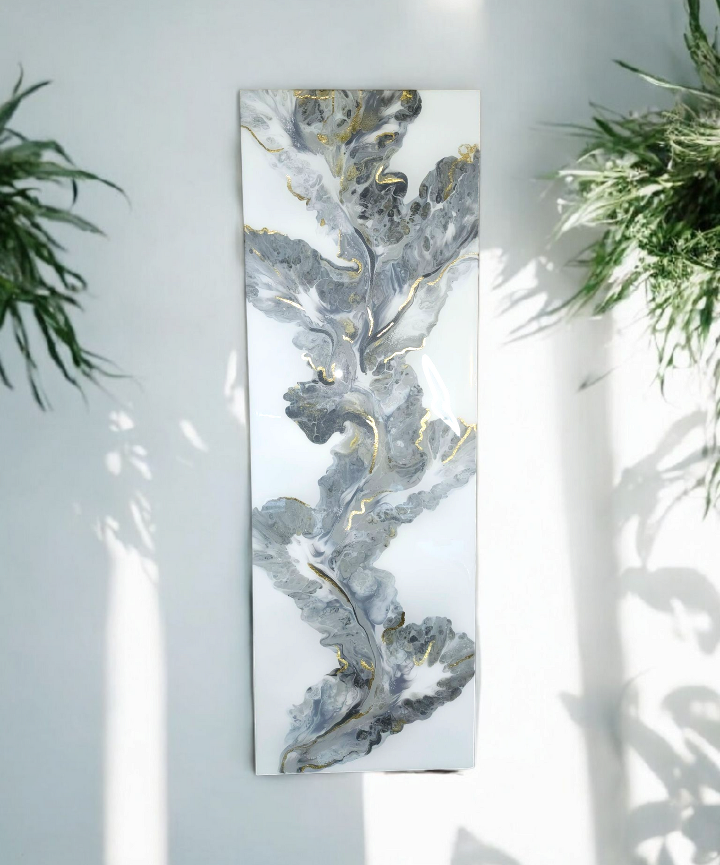 Mystic Petals-Fluid Art Painting