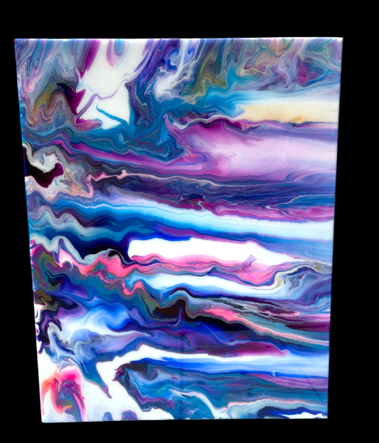 Cosmic Tides-Fluid Art Painting
