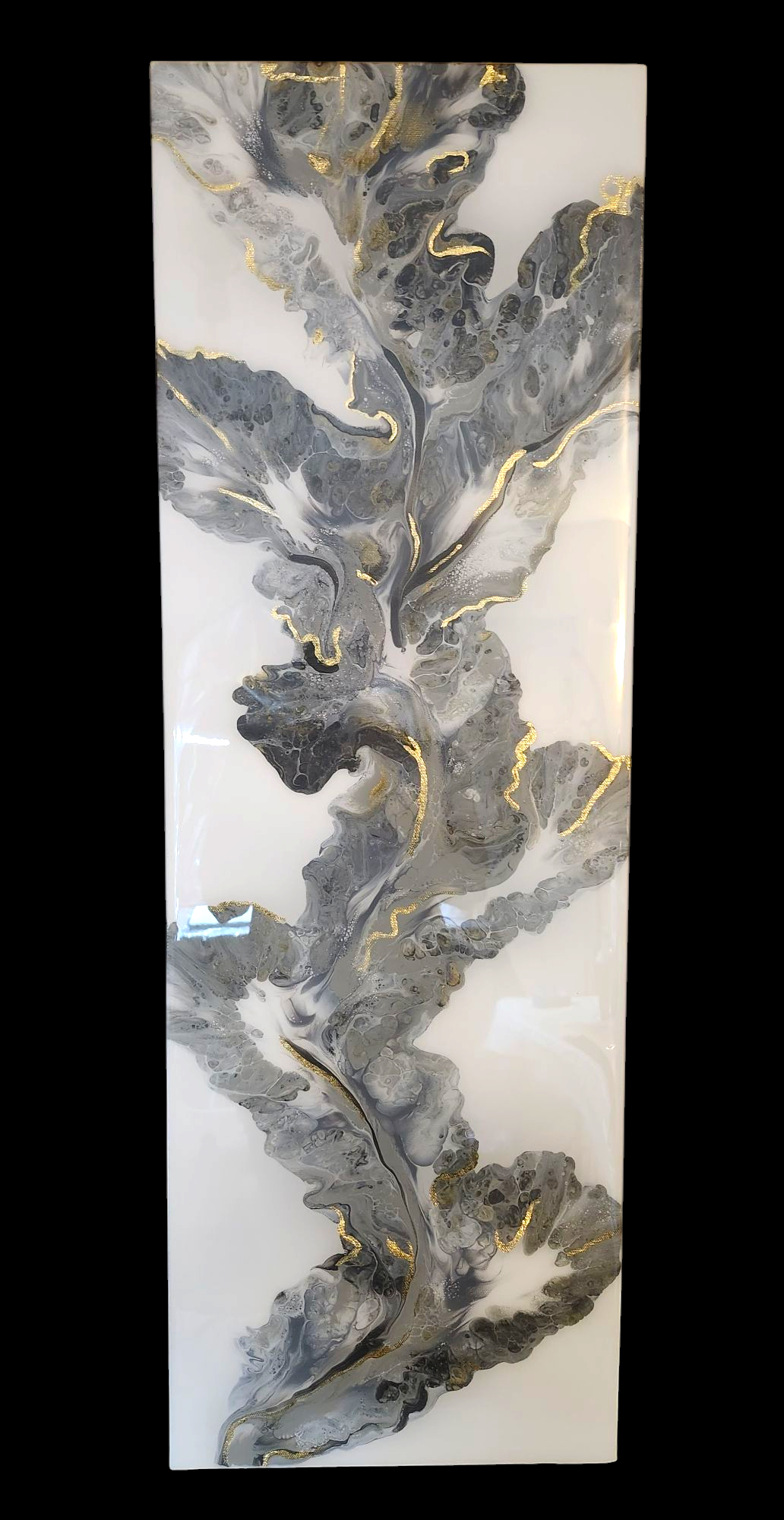 Mystic Petals-Fluid Art Painting
