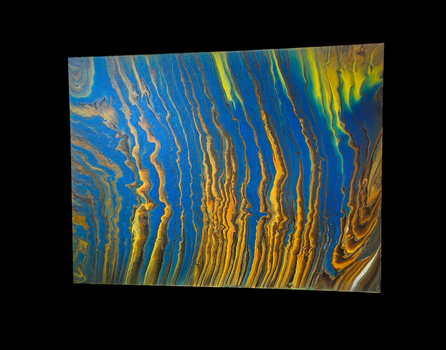 Electric Veins-Fluid Art Painting