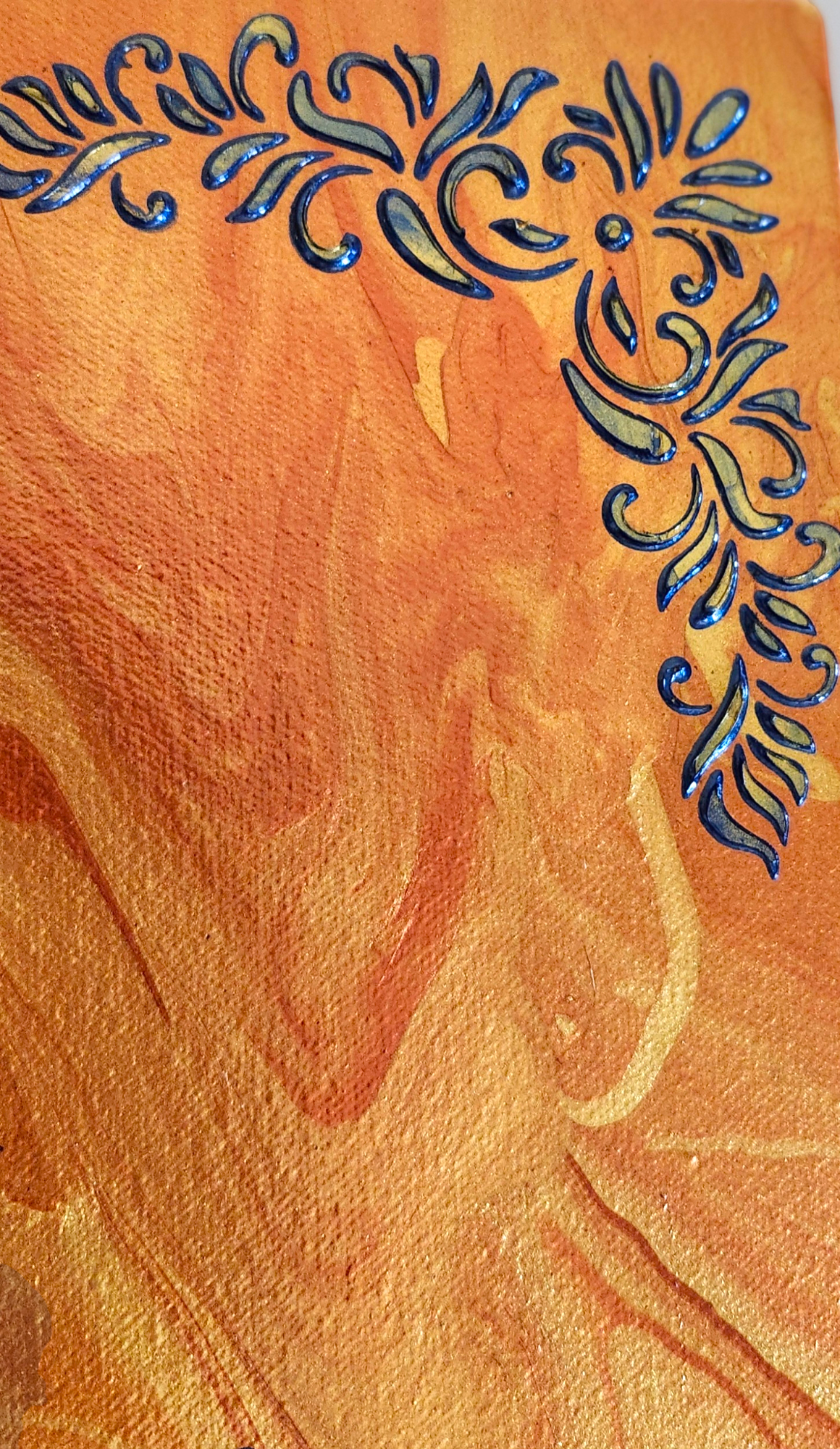 Ember Royalty-Fluid Art Painting
