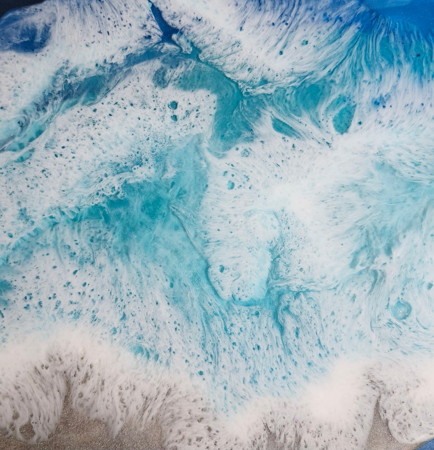 Crystal Tide Vanity Tray – Ocean Resin Art